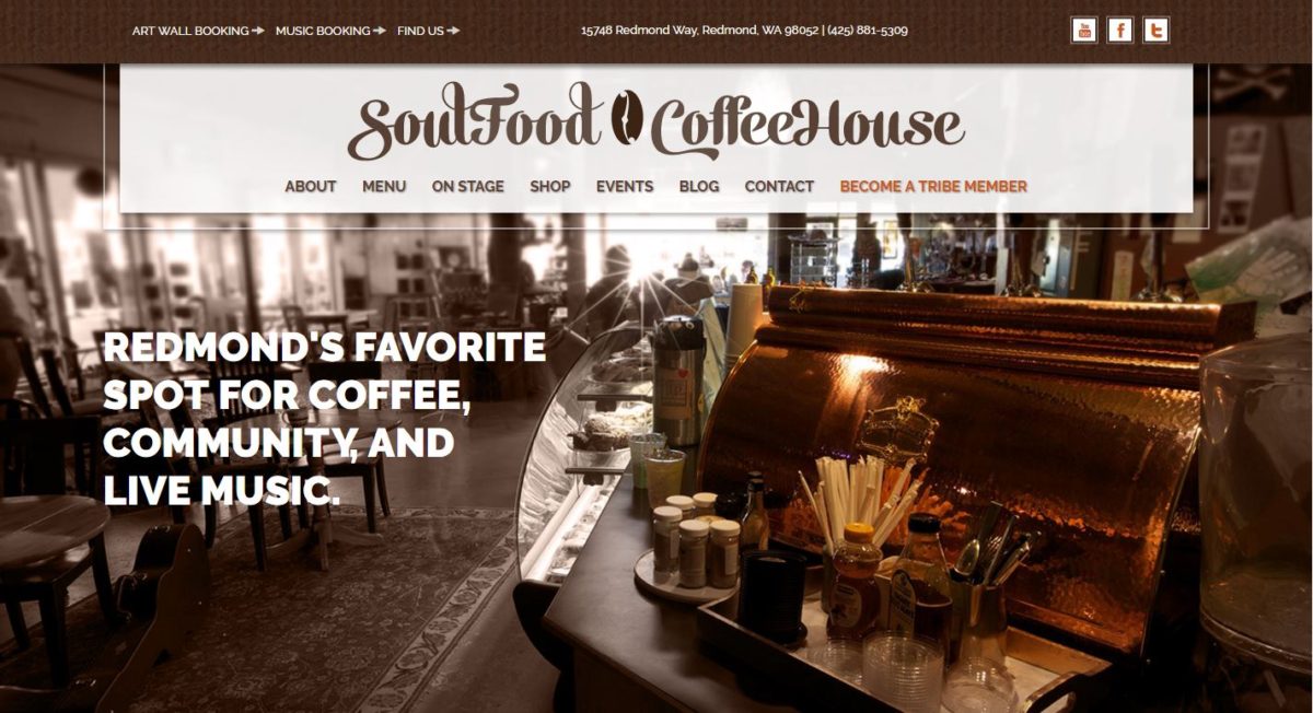 Best Coffee Shop in Redmond - SoulFood CoffeeHouse